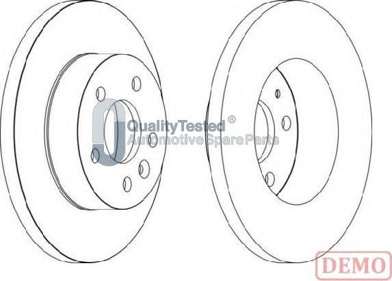 Japanparts DI056JM - Bremžu diski www.autospares.lv