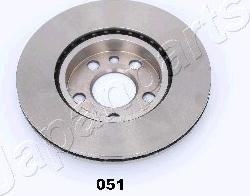 Japanparts DI-051 - Brake Disc www.autospares.lv