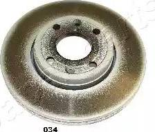 Japanparts DI-034 - Bremžu diski www.autospares.lv