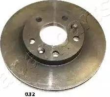 Japanparts DI-032 - Bremžu diski www.autospares.lv