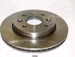 Japanparts DI-398 - Bremžu diski www.autospares.lv