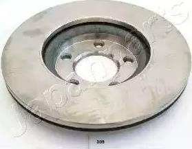 Japanparts DI-309 - Brake Disc www.autospares.lv