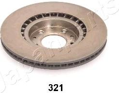 Japanparts DI-321 - Bremžu diski www.autospares.lv