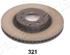 Japanparts DI-321 - Bremžu diski www.autospares.lv