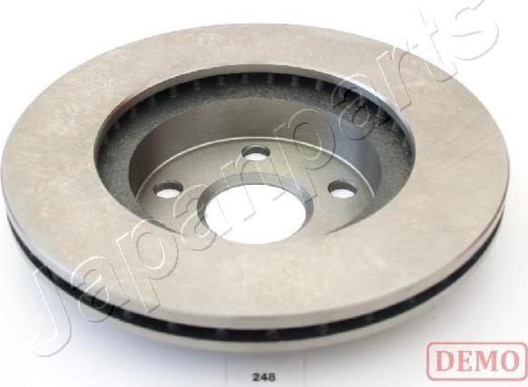 Japanparts DI-248C - Bremžu diski www.autospares.lv