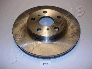 Japanparts DI-258 - Bremžu diski www.autospares.lv