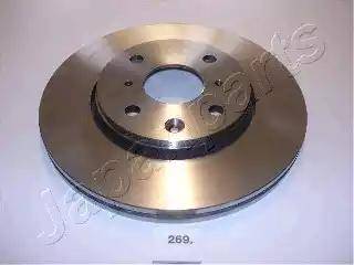 Japanparts DI-269 - Тормозной диск www.autospares.lv