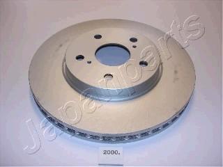 Japanparts DI-2000 - Тормозной диск www.autospares.lv