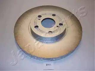 Japanparts DI-211 - Тормозной диск www.autospares.lv