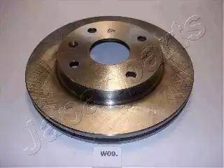 Japanparts DI-W09 - Bremžu diski www.autospares.lv