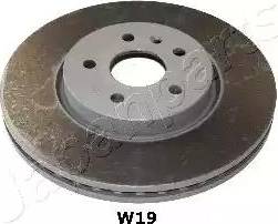 Japanparts DI-W19 - Bremžu diski www.autospares.lv