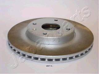 Japanparts DI-W11 - Brake Disc www.autospares.lv