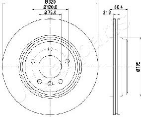 Japanparts DP-0110 - Bremžu diski www.autospares.lv