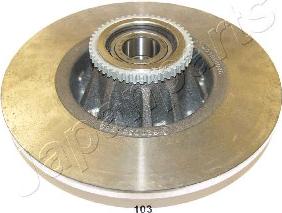 Japanparts DP-103 - Brake Disc www.autospares.lv