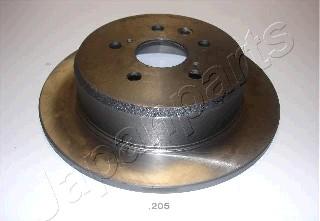 Japanparts DP-205 - Bremžu diski www.autospares.lv