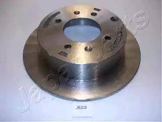 Japanparts DP-K03 - Bremžu diski www.autospares.lv