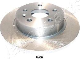 Japanparts DP-W06 - Bremžu diski www.autospares.lv