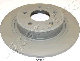 Japanparts DP-W07 - Bremžu diski www.autospares.lv