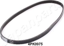 Japanparts DV-4PK0975 - Поликлиновой ремень www.autospares.lv