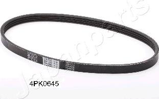 Japanparts DV-4PK0645 - Поликлиновой ремень www.autospares.lv