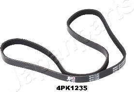 Japanparts DV-4PK1235 - Ķīļrievu siksna autospares.lv