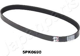 Japanparts DV-5PK0690 - Ķīļrievu siksna autospares.lv