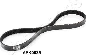 Japanparts DV-5PK0835 - Ķīļrievu siksna www.autospares.lv