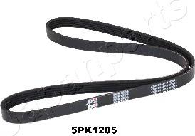 Japanparts DV-5PK1205 - Ķīļrievu siksna autospares.lv