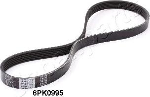 Japanparts DV-6PK0995 - Поликлиновой ремень www.autospares.lv