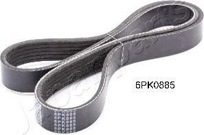 Japanparts DV-6PK0885 - V-Ribbed Belt www.autospares.lv