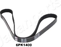 Japanparts DV-6PK1400 - V-Ribbed Belt www.autospares.lv