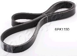 Japanparts DV-6PK1150 - V-Ribbed Belt www.autospares.lv