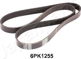 Japanparts DV-6PK1255 - Ķīļrievu siksna www.autospares.lv