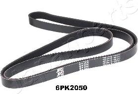 Japanparts DV-6PK2050 - V-Ribbed Belt www.autospares.lv