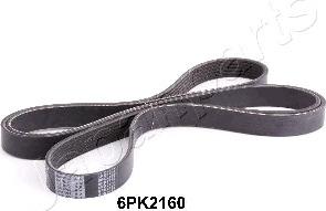 Japanparts DV-6PK2160 - V-Ribbed Belt www.autospares.lv