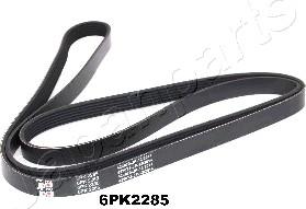 Japanparts DV-6PK2285 - Ķīļrievu siksna www.autospares.lv