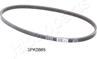 Japanparts DV-3PK0665 - Ķīļrievu siksna www.autospares.lv