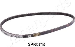 Japanparts DV-3PK0715 - Ķīļrievu siksna www.autospares.lv