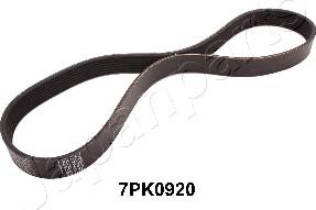 Japanparts DV-7PK0920 - Поликлиновой ремень www.autospares.lv