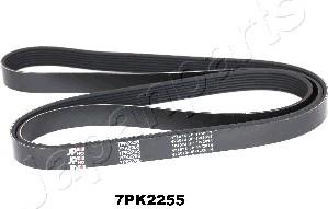 Japanparts DV-7PK2255 - Ķīļrievu siksna autospares.lv