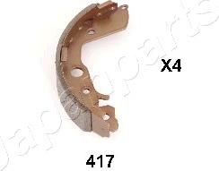 Japanparts GF-417AF - Bremžu loku komplekts www.autospares.lv