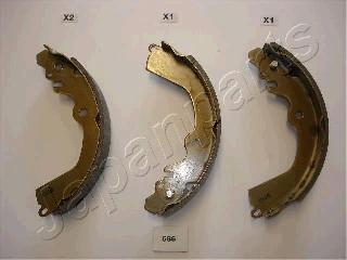 Japanparts GF-586AF - Brake Shoe Set www.autospares.lv