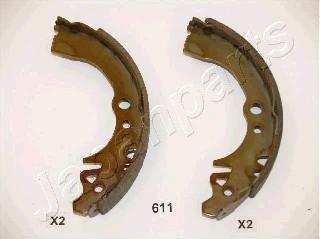 Japanparts GF-611AF - Bremžu loku komplekts www.autospares.lv