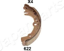 Japanparts GF-622AF - Bremžu loku komplekts www.autospares.lv