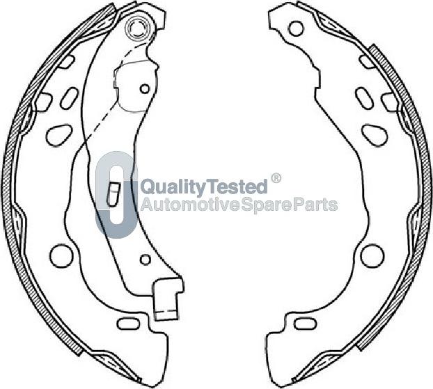 Japanparts GF0602JM - Bremžu loku komplekts www.autospares.lv