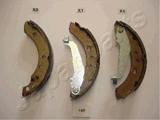 Japanparts GF-197AF - Brake Shoe Set www.autospares.lv