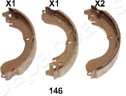 Japanparts GF-146AF - Bremžu loku komplekts www.autospares.lv