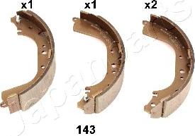 Japanparts GF-143AF - Brake Shoe Set www.autospares.lv