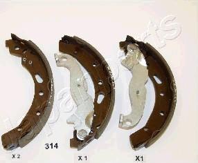 Japanparts GF-314AF - Brake Shoe Set www.autospares.lv