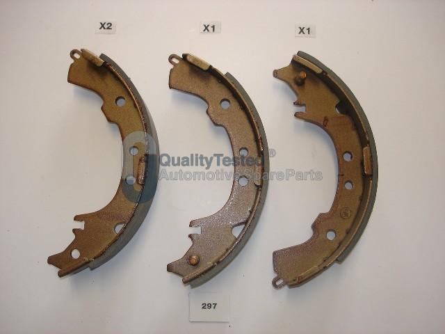 Japanparts GF297JM - Bremžu loku komplekts www.autospares.lv